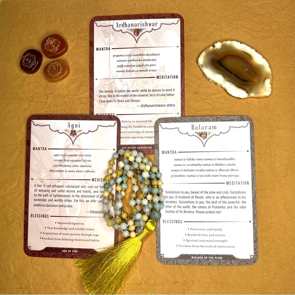 Gods and Goddesses: Mantras, Blessings and Meditations Card Deck LIKE NEW - Picture 4 of 4